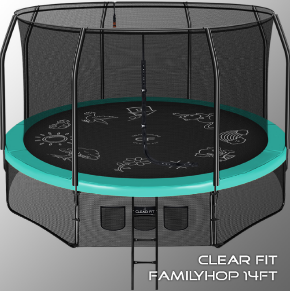 Батут Clear Fit FamilyHop 14Ft Батут Clear Fit FamilyHop 14Ft