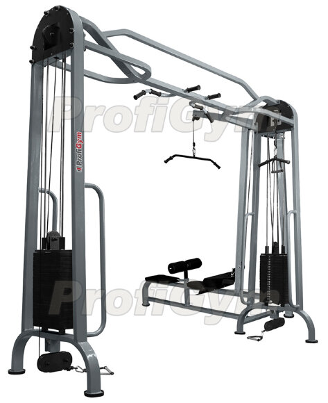Тренажер Кроссовер + Вертикальная / Горизонтальная тяга ProfiGym МС-0240-С Тренажер Кроссовер + Вертикальная / Горизонтальная тяга ProfiGym МС-0240-С